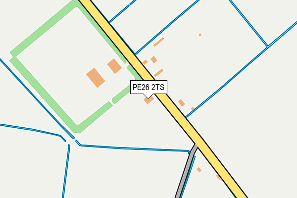 PE26 2TS map - OS OpenMap – Local (Ordnance Survey)