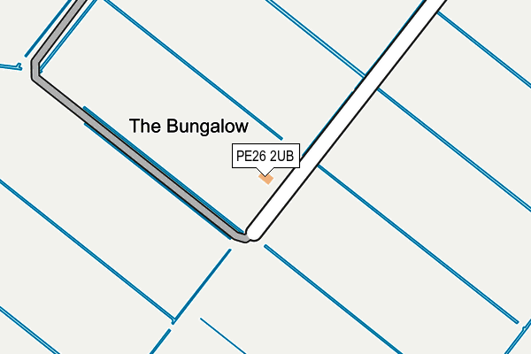 PE26 2UB map - OS OpenMap – Local (Ordnance Survey)