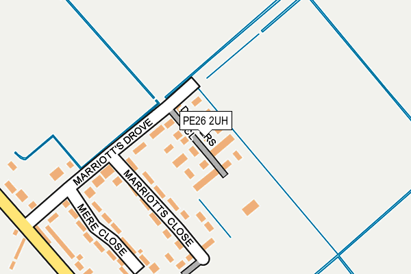 PE26 2UH map - OS OpenMap – Local (Ordnance Survey)