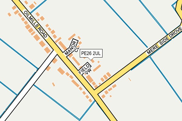 PE26 2UL map - OS OpenMap – Local (Ordnance Survey)