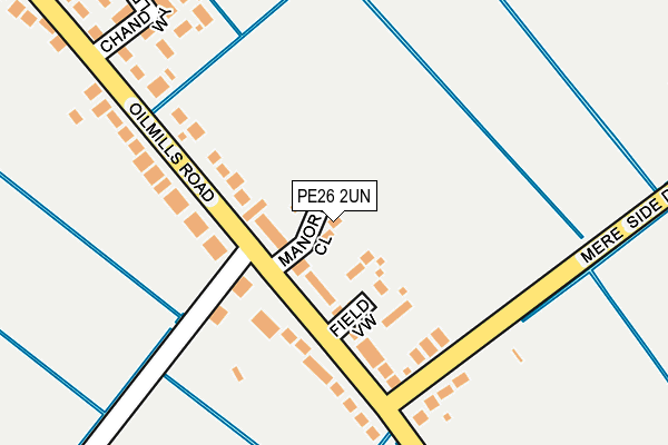 PE26 2UN map - OS OpenMap – Local (Ordnance Survey)