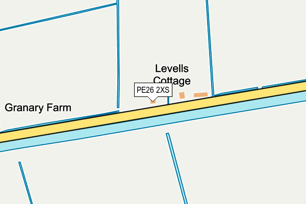 PE26 2XS map - OS OpenMap – Local (Ordnance Survey)