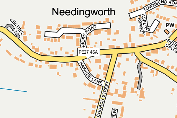 Map of NEEDINGWORTH CAMPERS LTD at local scale