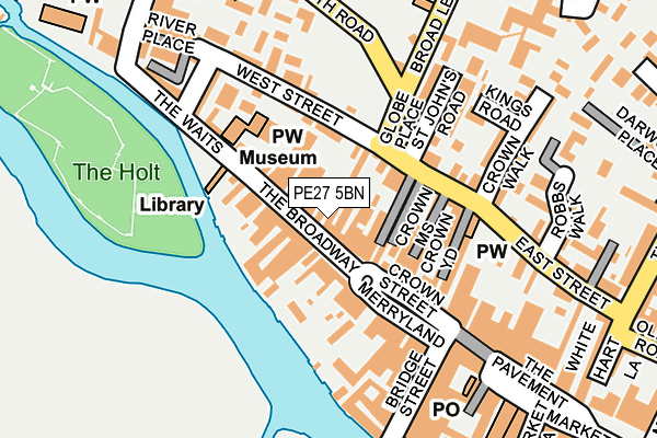Map of HOME & GARDEN COMPANY CAMBRIDGE LTD at local scale