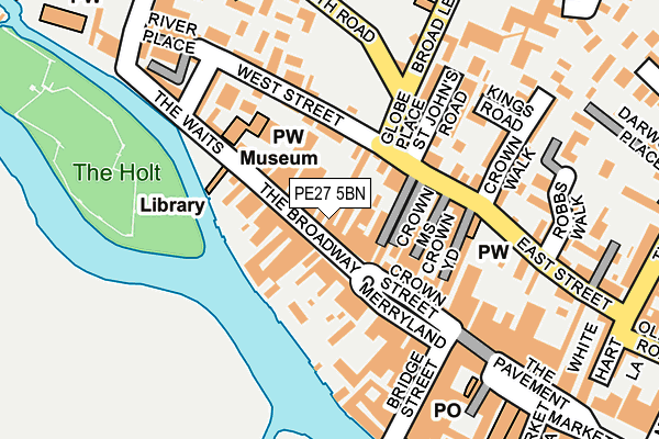 Map of CTS RETAIL LTD at local scale