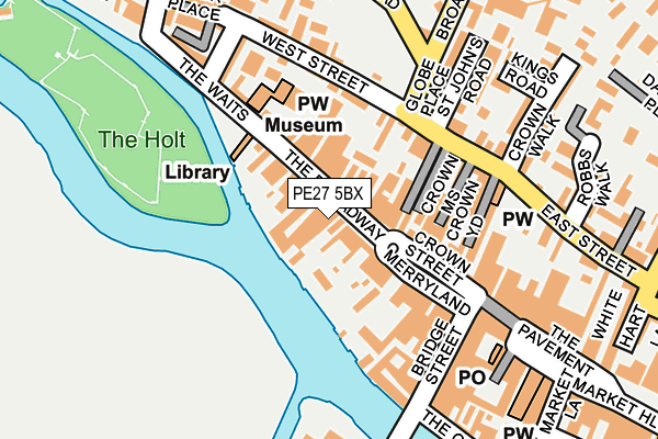 Map of CAMBS. IT SERVICES LTD at local scale