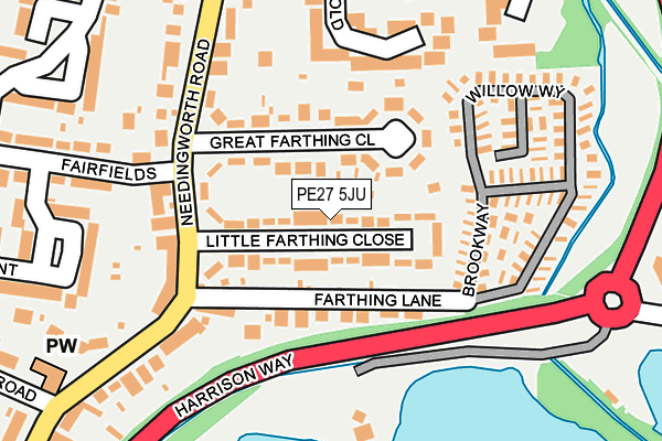 Map of ST. IVES SCAFFOLDING LIMITED at local scale