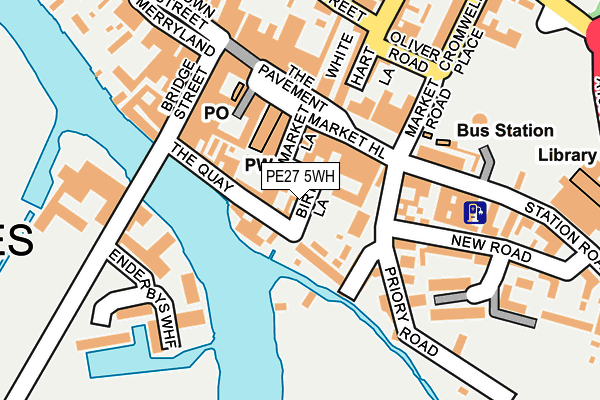 PE27 5WH map - OS OpenMap – Local (Ordnance Survey)