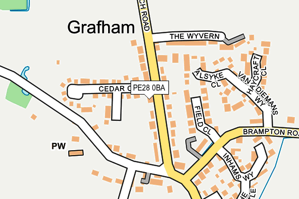 Map of GRAFHAM PROPERTY MAINTENANCE LTD at local scale