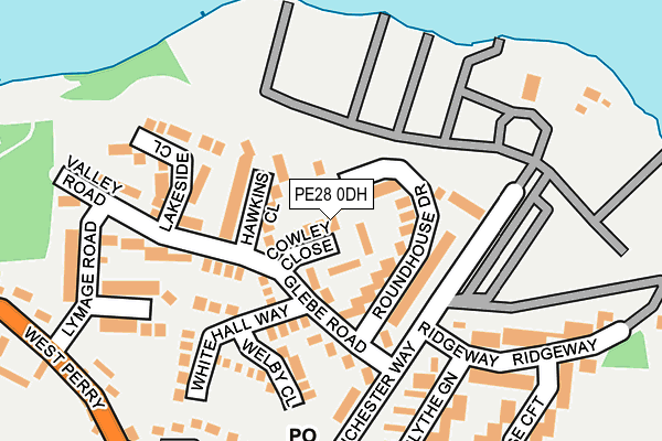 PE28 0DH map - OS OpenMap – Local (Ordnance Survey)