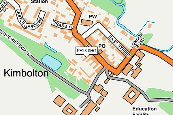 PE28 0HG map - OS OpenMap – Local (Ordnance Survey)