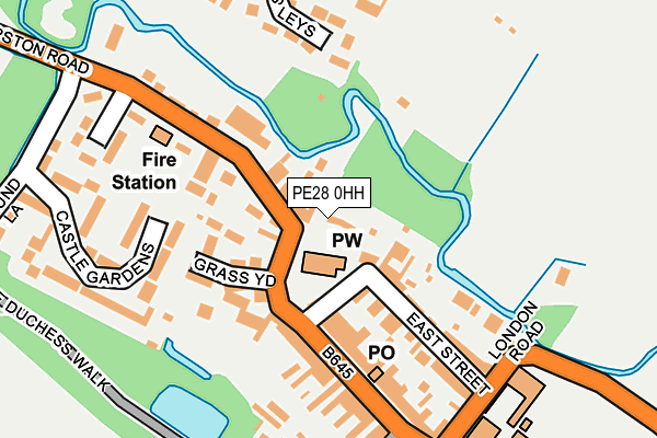 PE28 0HH map - OS OpenMap – Local (Ordnance Survey)