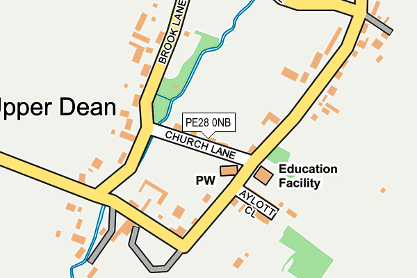 PE28 0NB map - OS OpenMap – Local (Ordnance Survey)