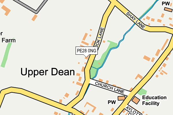 PE28 0NG map - OS OpenMap – Local (Ordnance Survey)