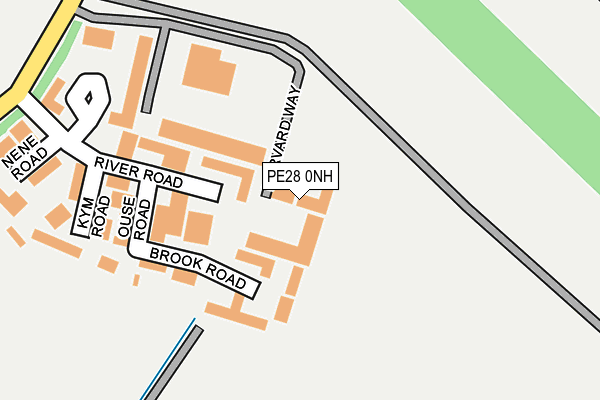 PE28 0NH map - OS OpenMap – Local (Ordnance Survey)