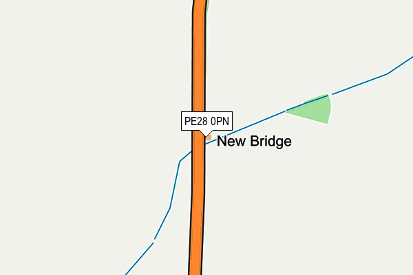 PE28 0PN map - OS OpenMap – Local (Ordnance Survey)