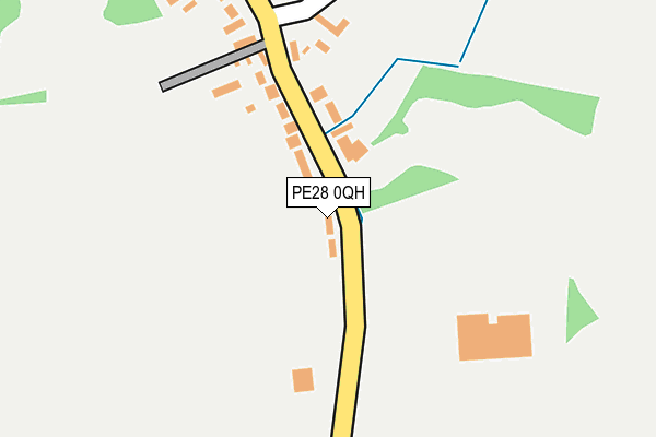 PE28 0QH map - OS OpenMap – Local (Ordnance Survey)