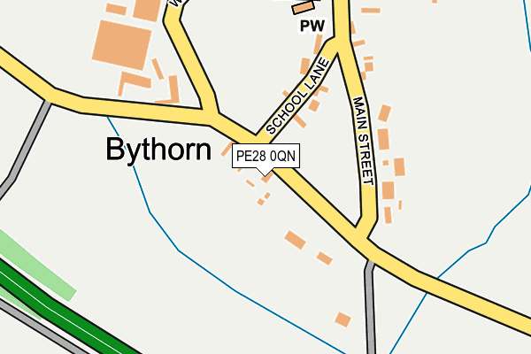 PE28 0QN map - OS OpenMap – Local (Ordnance Survey)