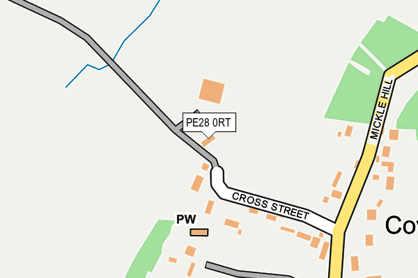 PE28 0RT map - OS OpenMap – Local (Ordnance Survey)