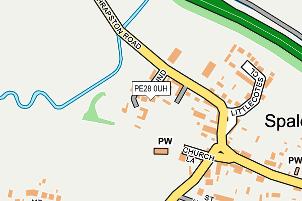 PE28 0UH map - OS OpenMap – Local (Ordnance Survey)