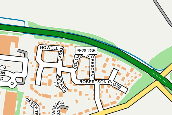 PE28 2GB map - OS OpenMap – Local (Ordnance Survey)