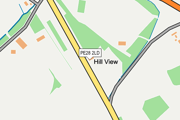 PE28 2LD map - OS OpenMap – Local (Ordnance Survey)