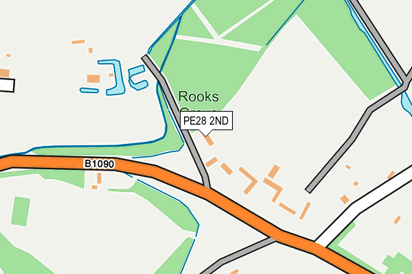 PE28 2ND map - OS OpenMap – Local (Ordnance Survey)