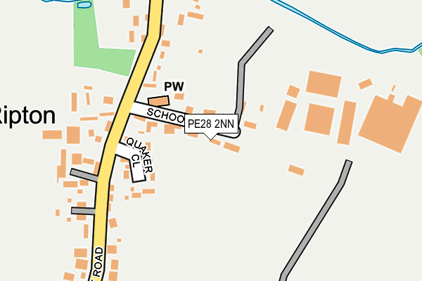 PE28 2NN map - OS OpenMap – Local (Ordnance Survey)