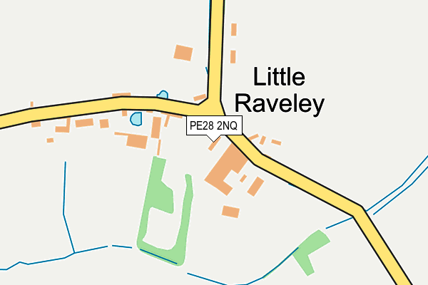 PE28 2NQ map - OS OpenMap – Local (Ordnance Survey)