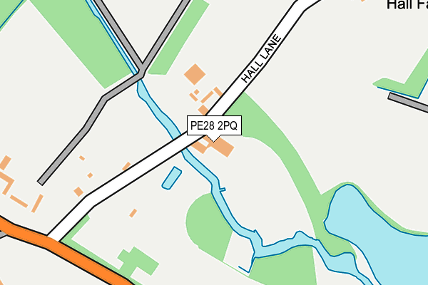 PE28 2PQ map - OS OpenMap – Local (Ordnance Survey)