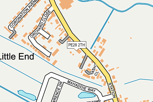 PE28 2TH map - OS OpenMap – Local (Ordnance Survey)