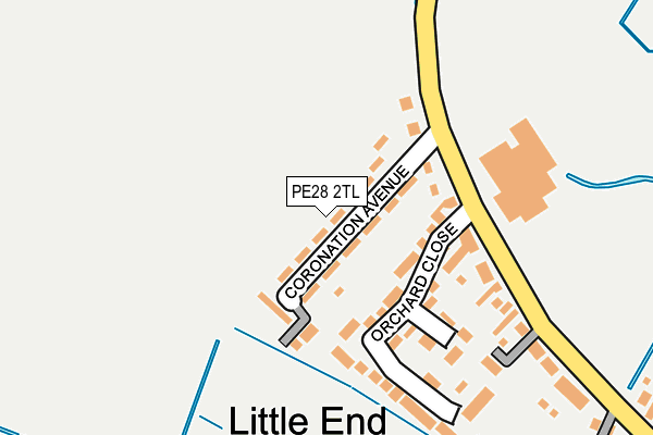 PE28 2TL map - OS OpenMap – Local (Ordnance Survey)