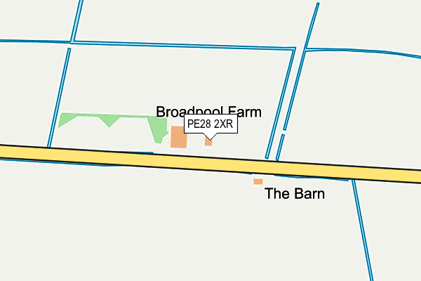 PE28 2XR map - OS OpenMap – Local (Ordnance Survey)