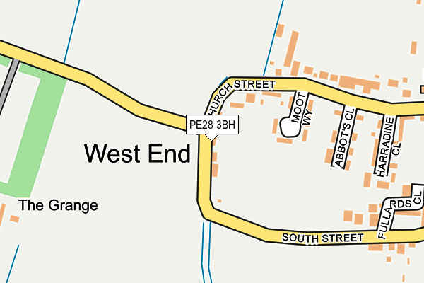 PE28 3BH map - OS OpenMap – Local (Ordnance Survey)