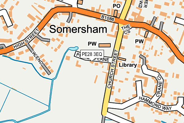 PE28 3EQ map - OS OpenMap – Local (Ordnance Survey)