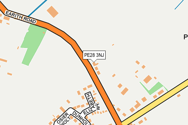 PE28 3NJ map - OS OpenMap – Local (Ordnance Survey)