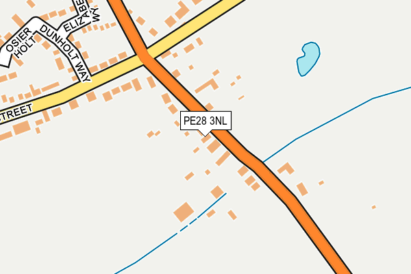 PE28 3NL map - OS OpenMap – Local (Ordnance Survey)