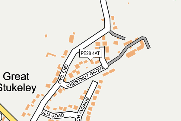 Map of PRIORY MEWS MANAGEMENT COMPANY LIMITED at local scale
