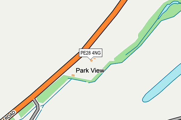 PE28 4NG map - OS OpenMap – Local (Ordnance Survey)