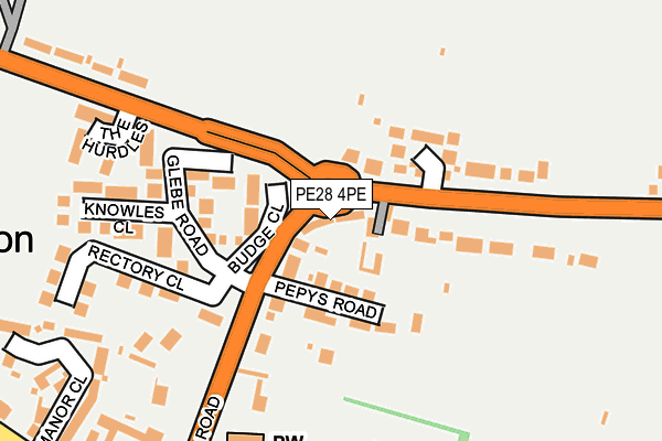 PE28 4PE map - OS OpenMap – Local (Ordnance Survey)