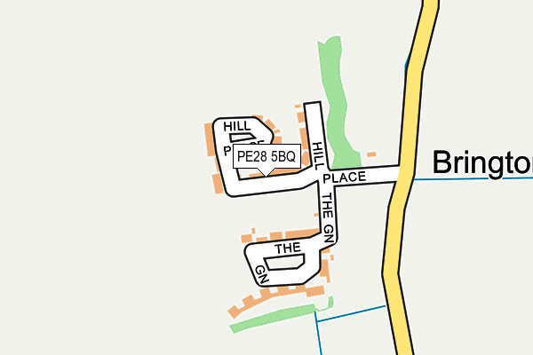 PE28 5BQ map - OS OpenMap – Local (Ordnance Survey)