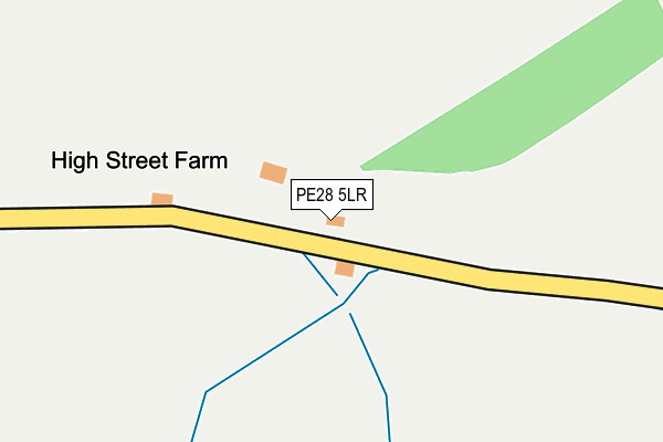 PE28 5LR map - OS OpenMap – Local (Ordnance Survey)