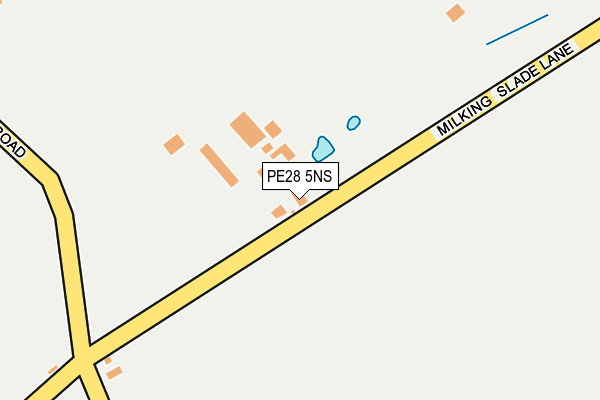 PE28 5NS map - OS OpenMap – Local (Ordnance Survey)