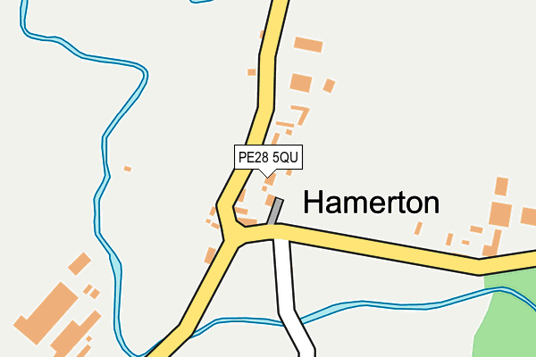 PE28 5QU map - OS OpenMap – Local (Ordnance Survey)