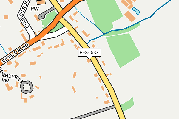 Map of STAMFORD PROPERTY 1 LIMITED at local scale