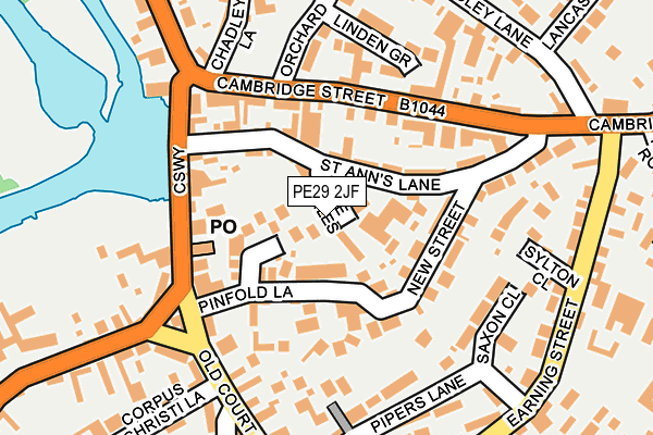 PE29 2JF maps, stats, and open data