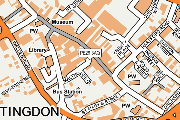 PE29 3AQ map - OS OpenMap – Local (Ordnance Survey)