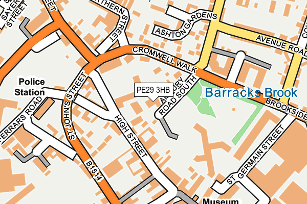 PE29 3HB map - OS OpenMap – Local (Ordnance Survey)