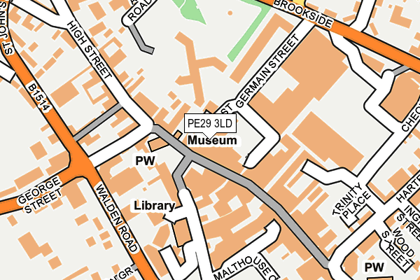 PE29 3LD map - OS OpenMap – Local (Ordnance Survey)