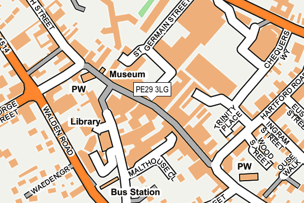 PE29 3LG map - OS OpenMap – Local (Ordnance Survey)